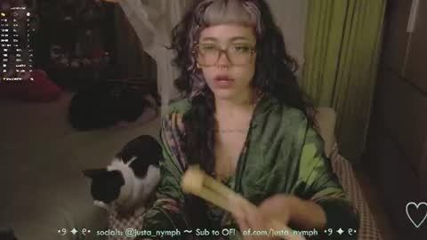   Im Nym  Justa nymph on twitter and IG online show from 22, 6, 2026