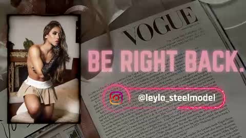 INSTA leylasteel model         online show from 20, 6, 2026