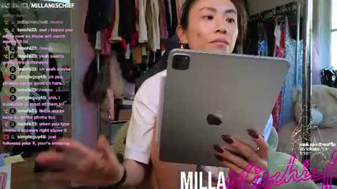 Milla Mischief online show from 11, 6, 2026