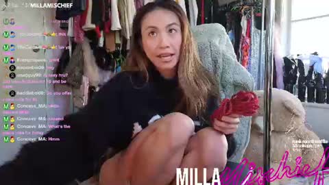Milla Mischief online show from 13, 6, 2026