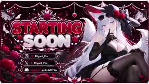 MiyariFox online show from 8, 7, 2026