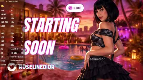 Lyla OF roselinedior online show from 8, 6, 2026