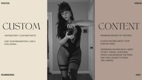 Rosie Bones online show from 20, 6, 2026