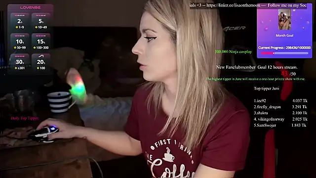 Lisaonthemoon online show from 17, 6, 2026