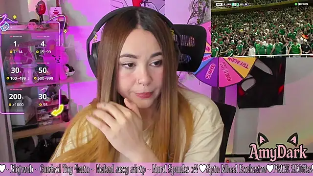  AmyDark online show from 19, 6, 2026