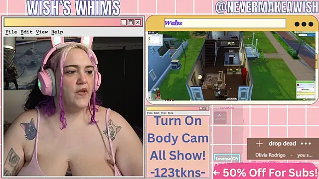 nevermakeawish online show from 21, 6, 2026