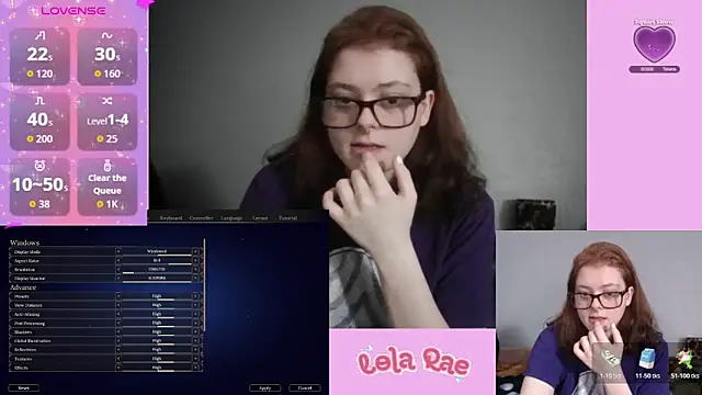 lolarae xx online show from 27, 5, 2026