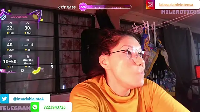 LaInsaciableIntensa online show from 5, 6, 2026