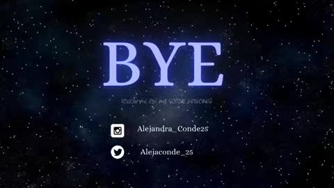 Alejandra  online show from 25, 1, 2025