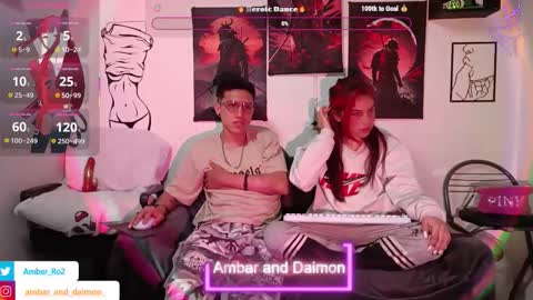 AMBAR AND DAIMON online show from 24, 9, 2025