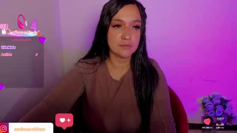 Snapshot of andreacohenz chatting on 3, 10, 2025 andrea  online show from 3, 10, 2025