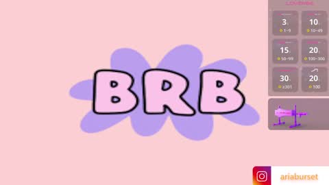 Snapshot of aria_burset chatting on 13, 12, 2024 Aria online show from 13, 12, 2024