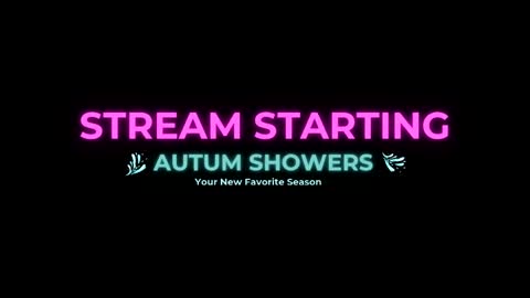 Autum Showers online show from 1, 5, 2026