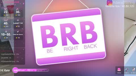 Snapshot of babepeach chatting on 16, 12, 2024 adara sterling online show from 16, 12, 2024