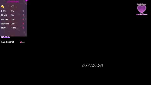   online show from 3, 12, 2025