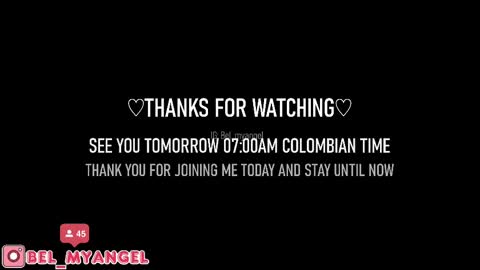 In instagran bel myangel online show from 25, 2, 2025