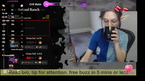 Bex Black online show from 22, 2, 2026