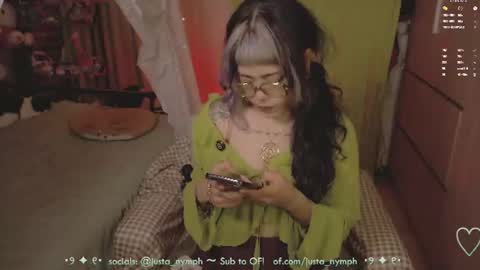   Im Nym  Justa nymph on twitter and IG online show from 26, 6, 2026