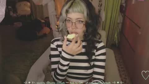   Im Nym  Justa nymph on twitter and IG online show from 6, 8, 2026