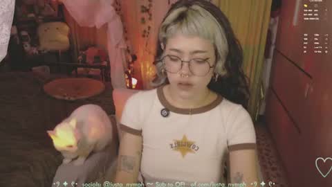   Im Nym  Justa nymph on twitter and IG online show from 9, 8, 2026