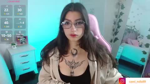 Snapshot of cami_mila99 chatting on 8, 1, 2025 CAMI  online show from 8, 1, 2025