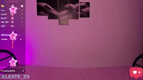 celeste online show from 31, 10, 2025