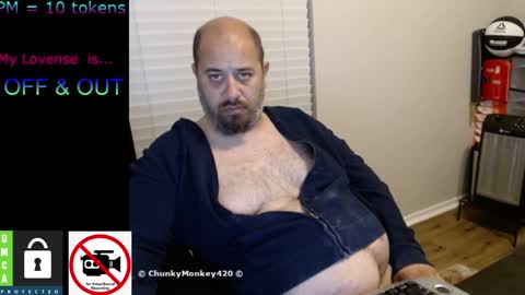 Snapshot of chunkymonkey420 chatting on 4, 2, 2025 Spencer Smokey Bear online show from 4, 2, 2025