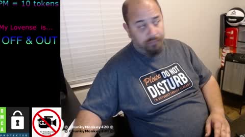 Snapshot of chunkymonkey420 chatting on 4, 2, 2025 Spencer Smokey Bear online show from 4, 2, 2025