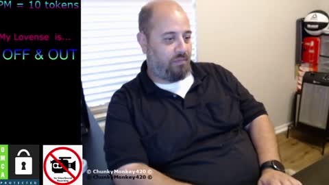 Snapshot of chunkymonkey420 chatting on 5, 2, 2025 Spencer Smokey Bear online show from 5, 2, 2025