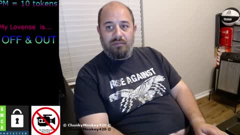 Snapshot of chunkymonkey420 chatting on 8, 2, 2025 Spencer Smokey Bear online show from 8, 2, 2025