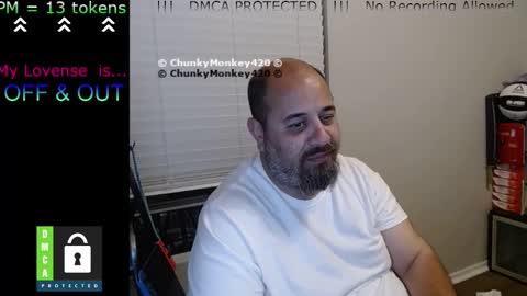 Snapshot of chunkymonkey420 chatting on 5, 3, 2025 Spencer Smokey Bear online show from 5, 3, 2025