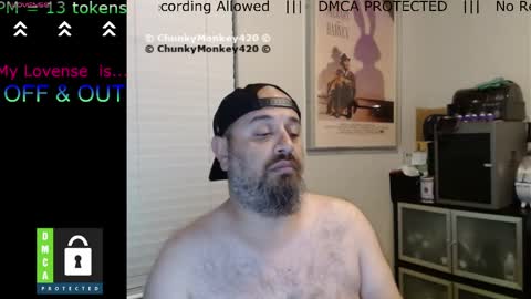 Snapshot of chunkymonkey420 chatting on 30, 3, 2026 Spencer Smokey Bear online show from 30, 3, 2026