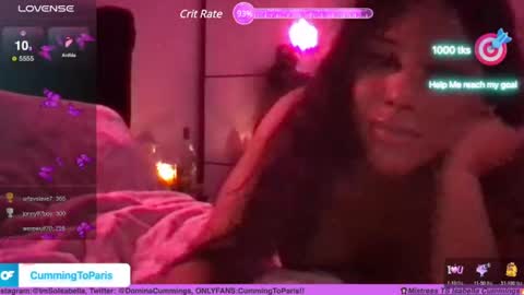 Snapshot of cummingtoparis chatting on 7, 12, 2024 Cumming To Mistress Isabella Cummings online show from 7, 12, 2024