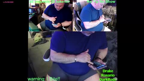 Drake D Vamp aka Drake DarkRose online show from 1, 2, 2025