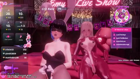 Snapshot of emyliveshow chatting on 22, 5, 2026 Hentai Hostess Club online show from 22, 5, 2026