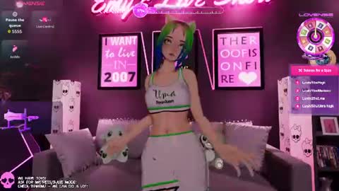 Snapshot of emyliveshow chatting on 29, 7, 2026 Hentai Hostess Club online show from 29, 7, 2026