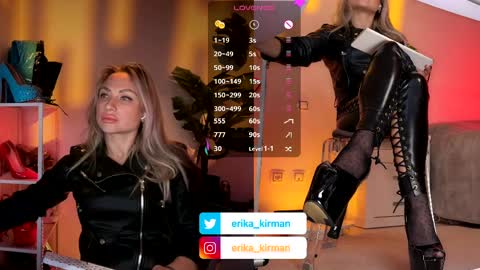 Erika      online show from 29, 3, 2026