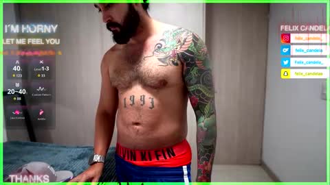 Snapshot of felix_candela chatting on 23, 2, 2026 Felix Candela online show from 23, 2, 2026