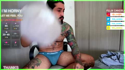 Snapshot of felix_candela chatting on 1, 4, 2026 Felix Candela online show from 1, 4, 2026