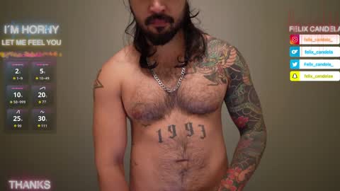 Snapshot of felix_candela chatting on 5, 5, 2026 Felix Candela online show from 5, 5, 2026
