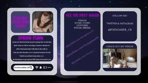 Lex Vive foxygamer cb online show from 6, 5, 2026