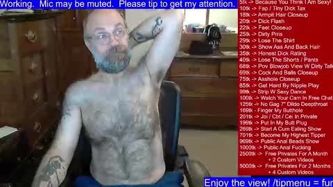 HairyDaddyBear69 online show from 21, 1, 2025