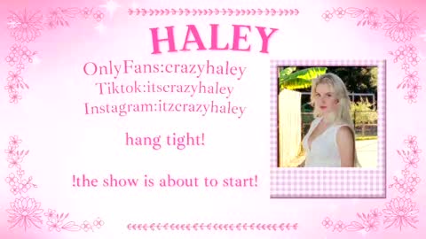 Snapshot of haleycrazy chatting on 31, 3, 2026 Haley online show from 31, 3, 2026