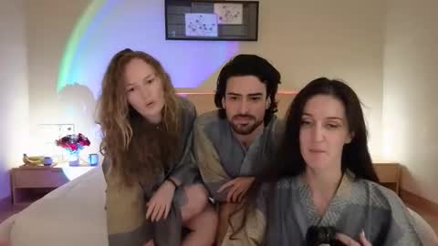 Snapshot of heidiluceous chatting on 2, 5, 2026 Heidi brunette Foxy red head and Carrie blondie online show from 2, 5, 2026