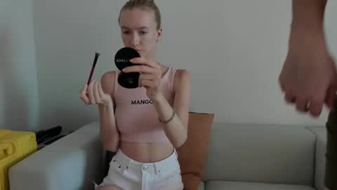 Angel and Max FANSLY - hot ho online show from 8, 1, 2025