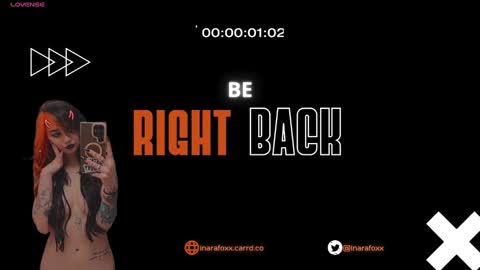 Snapshot of inarafoxxx chatting on 9, 1, 2025 Inarafoxx online show from 9, 1, 2025