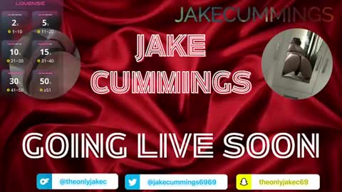 Snapshot of jakecummings69 chatting on 14, 7, 2026 Jake Cummings online show from 14, 7, 2026