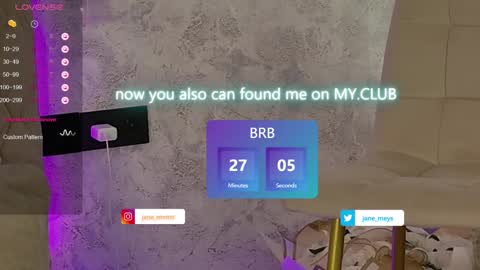 Snapshot of jane_meys chatting on 10, 1, 2025 your kitty JANE roawww online show from 10, 1, 2025