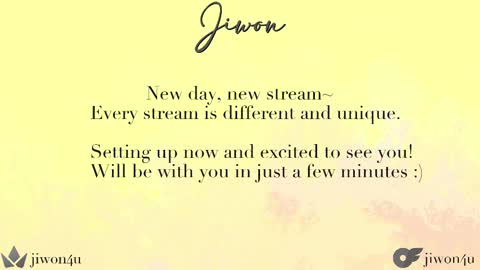 Snapshot of jiwon4u chatting on 22, 2, 2025 Jiwon online show from 22, 2, 2025