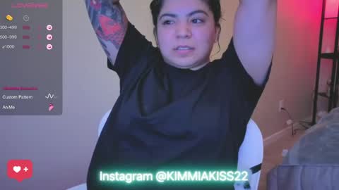 Snapshot of kimmiakiss22 chatting on 28, 1, 2025 Kimmi online show from 28, 1, 2025